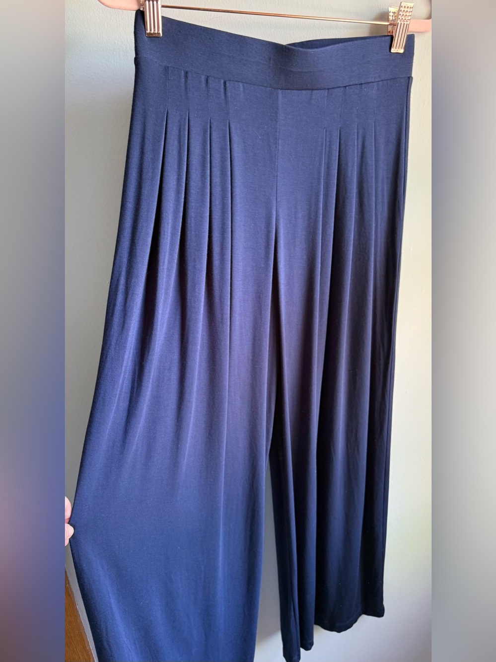 J. McLaughlin Navy Wide-Leg Pants Super Soft Modal Blend Size XS - 4th of July